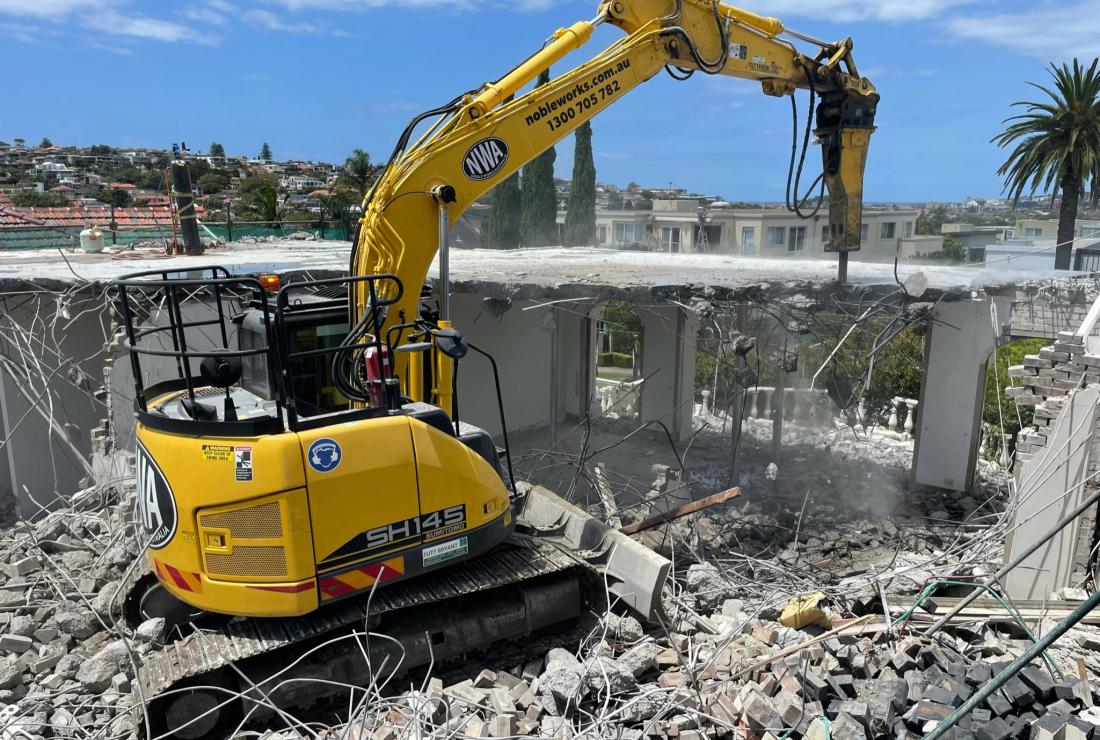  demolishing a house in sydney